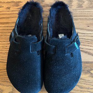 Birkenstock Boston Shearling Mules (Women)